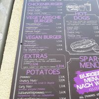 Vegan And Vegetarien Options With Prices at StaatsBurger in Berlin