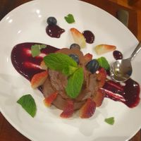 Vegan mousse at 8 Sisters Cafe & Grill in Bendigo
