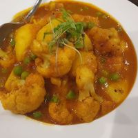 Cauliflower and potato curry at 8 Sisters Cafe & Grill in Bendigo