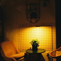 sitting area at for.rest in Warsaw