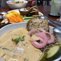 Mushroom Stroganoff with Buckwheat  at KURUMI - Healthy Vegan Food & Desserts in Da Nang