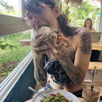 Destroying the bahn mi lol   at KURUMI in Da Nang