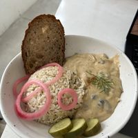 Mushroom Stroganofff  at KURUMI in Da Nang