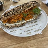 Smoked tofu baguette   at KURUMI in Da Nang