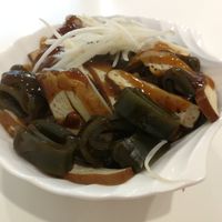 Tofu gan with kelp. at DòuFu Diàn Zǐ 豆腐店仔 in Hualien