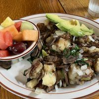 Vegan potato plate  at Omelette Express in Santa Rosa