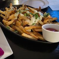 Loaded Fries at Jonny NoBones at the Old Riverhouse Vegan Village in Fort Lauderdale