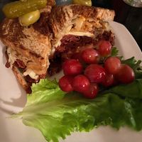 Reuben sandwich
 at Jonny NoBones at the Old Riverhouse Vegan Village in Fort Lauderdale