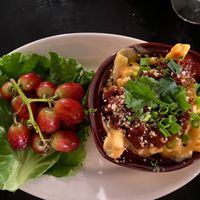 Mac + Cheese + Short Ribs at Jonny NoBones at the Old Riverhouse Vegan Village in Fort Lauderdale