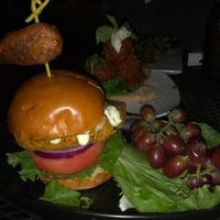 Chicken sandwich  at Jonny NoBones at the Old Riverhouse Vegan Village in Fort Lauderdale