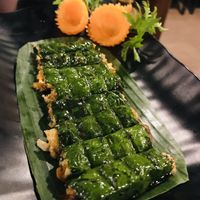 Grilled vegetarian beef “lalot” leaves! We ordered even more after this! at Hoa Vien  in Hue