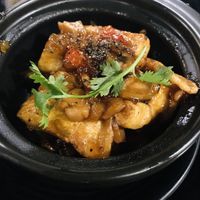 Tofu in chilli, pepper and pineapple! (Super tasty) at Hoa Vien  in Hue