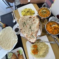 Samosas, papadam, naan, curry and masala at Delhi Darbar - Puerto de Santiago in Tenerife