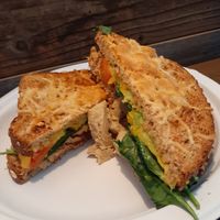 Chicken parm sandwich at Buddha's Brew in Mesa