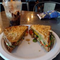 Bomb Parmesan Crusted Chicken Sandwich at Buddha's Brew in Mesa