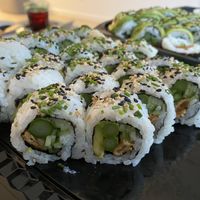 As always great vegan sushi 😍 at Hofu in Koege