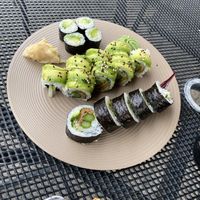 Delicious vegan sushi  at Hofu in Koege