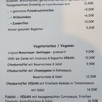 Karte at Hüftgold Essen und Trinken in Monschau