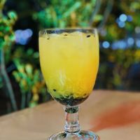 Pasión fruit water   at BaoVegan in Cancun