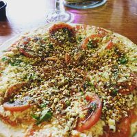 Margarita pizza 145 pesos . Really good and made quickly. at BaoVegan in Cancun