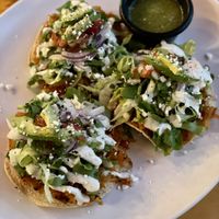 Tostinas 👌 at BaoVegan in Cancun