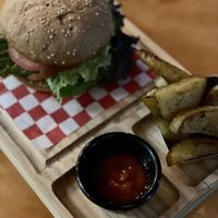 Vegan Beyond Meat Burger at BaoVegan in Cancun