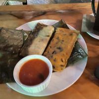 Tamales.  at BaoVegan in Cancun