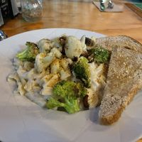 Alfredo pasta. Delicious!  at BaoVegan in Cancun
