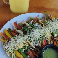 Tacos con vegetales salteados at BaoVegan in Cancun