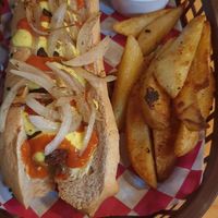 Hot Dog at BaoVegan in Cancun