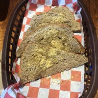 Garlic bread appetizer  at BaoVegan in Cancun