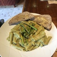 Pesto pasta  at BaoVegan in Cancun