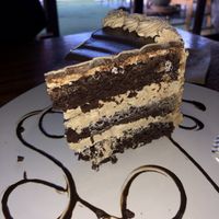 Moca cake  at BaoVegan in Cancun
