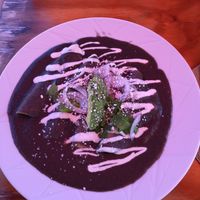 Enfrijoladas  at BaoVegan in Cancun