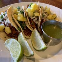 Tacos al pastor de zanahoria   at BaoVegan in Cancun
