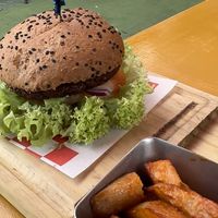 Bao a vegan house burger 👌🏾  at BaoVegan in Cancun