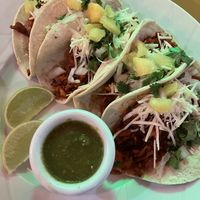 Tacos Pastor  at BaoVegan in Cancun