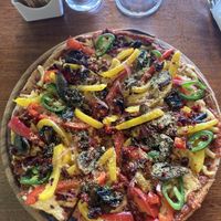 Pizza vive Mexicana  at BaoVegan in Cancun
