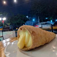 Custard pastry at BaoVegan in Cancun