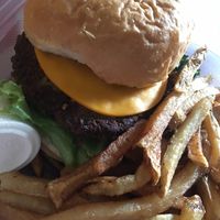 Justa vegan burger  at Magic Tree Pub & Eatery in Boardman