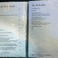 Menu pages at Comcha Vegan at Comcha Vegan in Berlin