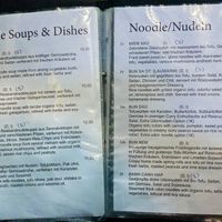 Menu pages at Comcha Vegan at Comcha Vegan in Berlin