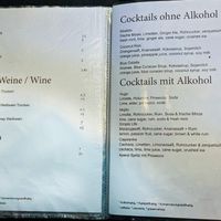 Menu pages at Comcha Vegan at Comcha Vegan in Berlin