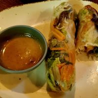 Spring rolls. Good, but ok at Comcha Vegan in Berlin