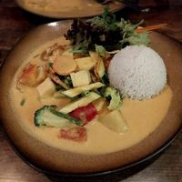 mango curry at Comcha Vegan in Berlin