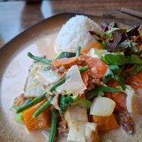 Kokoscurry at Comcha Vegan in Berlin