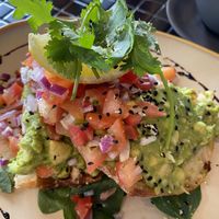 Smashed avo at Hey Joe in Brisbane