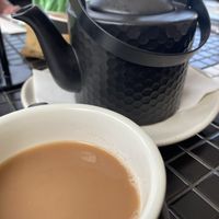 The chai was a winner - perfectly spiced and brewed  at Hey Joe in Brisbane