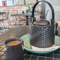 Almond chai tea at Hey Joe in Brisbane