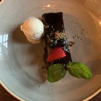 Billionaires slice dessert - delicious, but very rich!   at The Hawk Inn in Battlesbridge